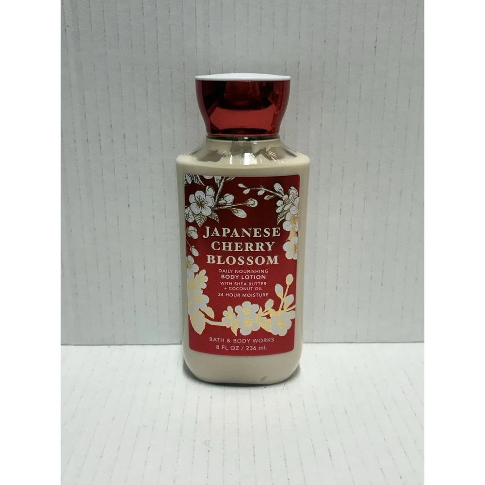 Bath & Body Works Japanese Cherry Blossom Daily Nourishing Body Lotion 8 oz. NEW